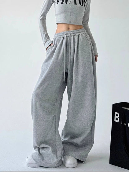 Y2K Harajuku Wide-Leg Sweatpants