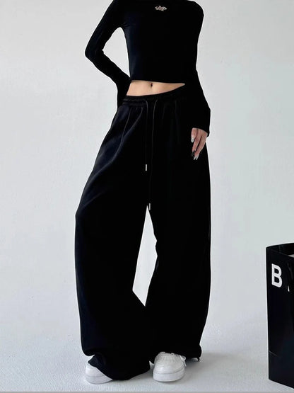 Y2K Harajuku Wide-Leg Sweatpants