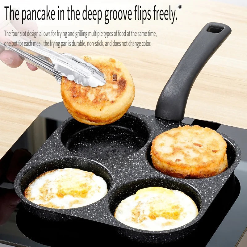 Non-Stick 4-in-1 Cast Iron Egg Cooker