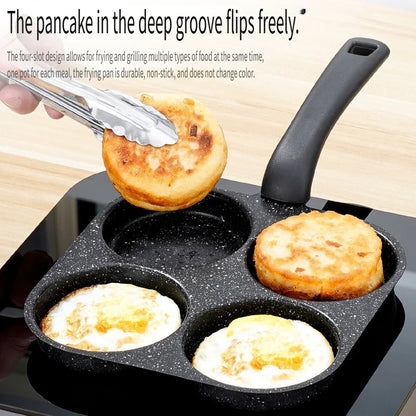 Non-Stick 4-in-1 Cast Iron Egg Cooker