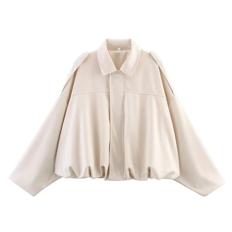 Vintage Chic Women's Bomber Jacket