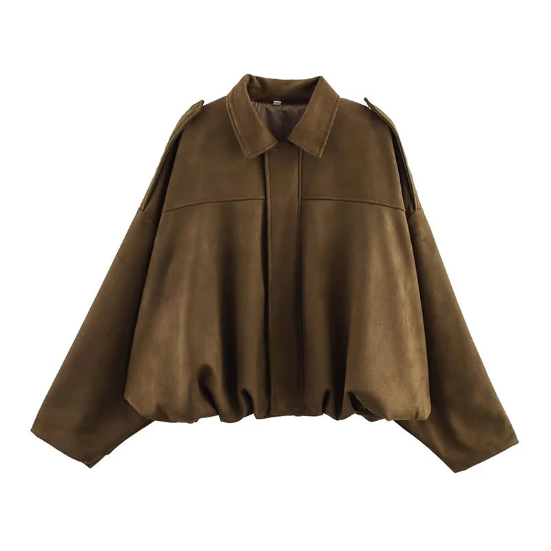 Vintage Chic Women's Bomber Jacket