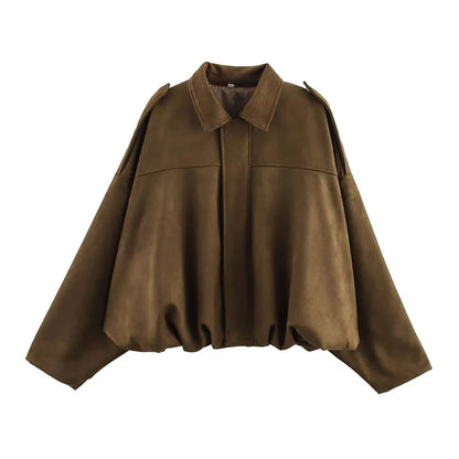 Vintage Chic Women's Bomber Jacket