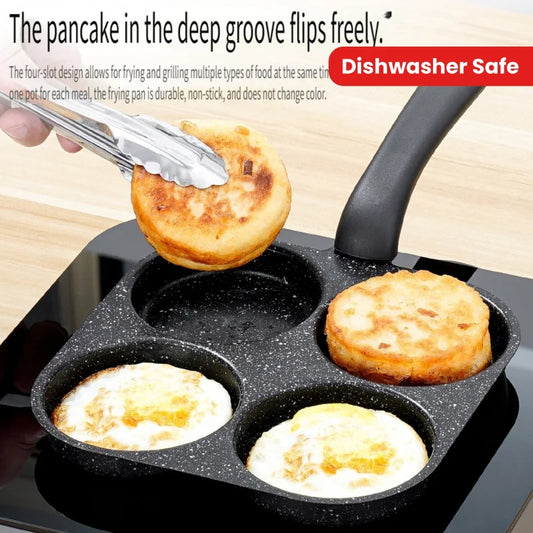 Non-Stick 4-in-1 Cast Iron Egg Cooker