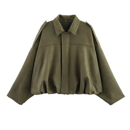 Vintage Chic Women's Bomber Jacket