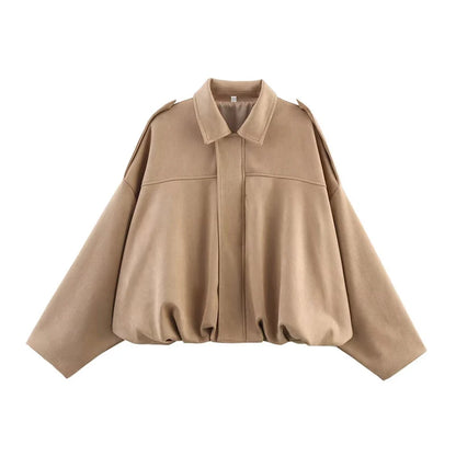 Vintage Chic Women's Bomber Jacket