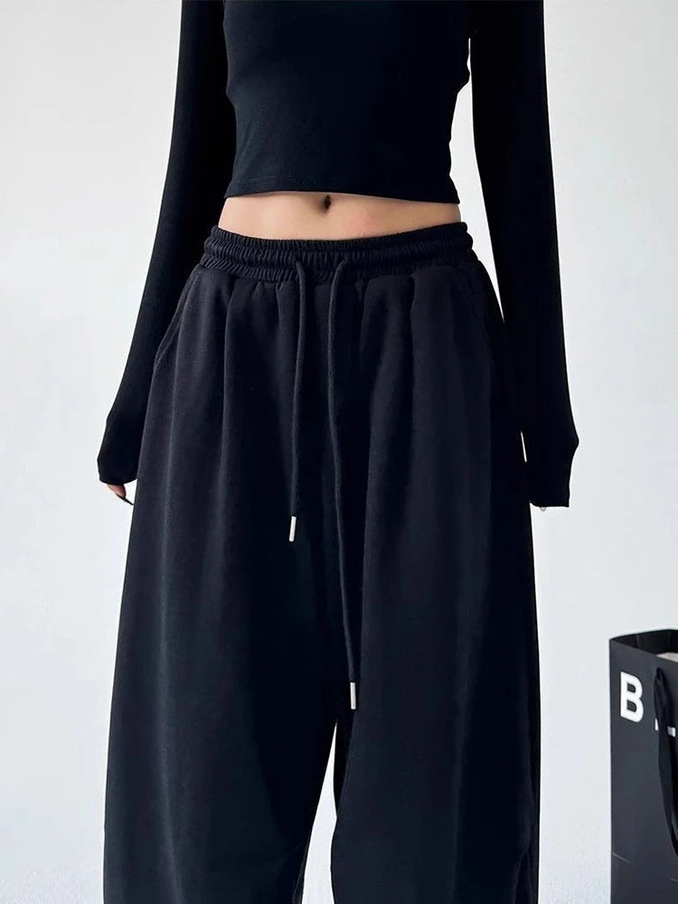 Y2K Harajuku Wide-Leg Sweatpants