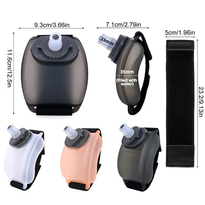 Wearable Wrist Water Bottle – 200ml Hands-Free Sports Flask