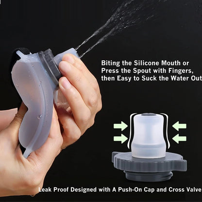 Wearable Wrist Water Bottle – 200ml Hands-Free Sports Flask
