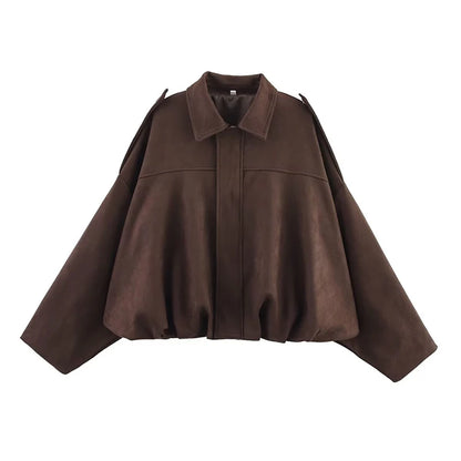 Vintage Chic Women's Bomber Jacket